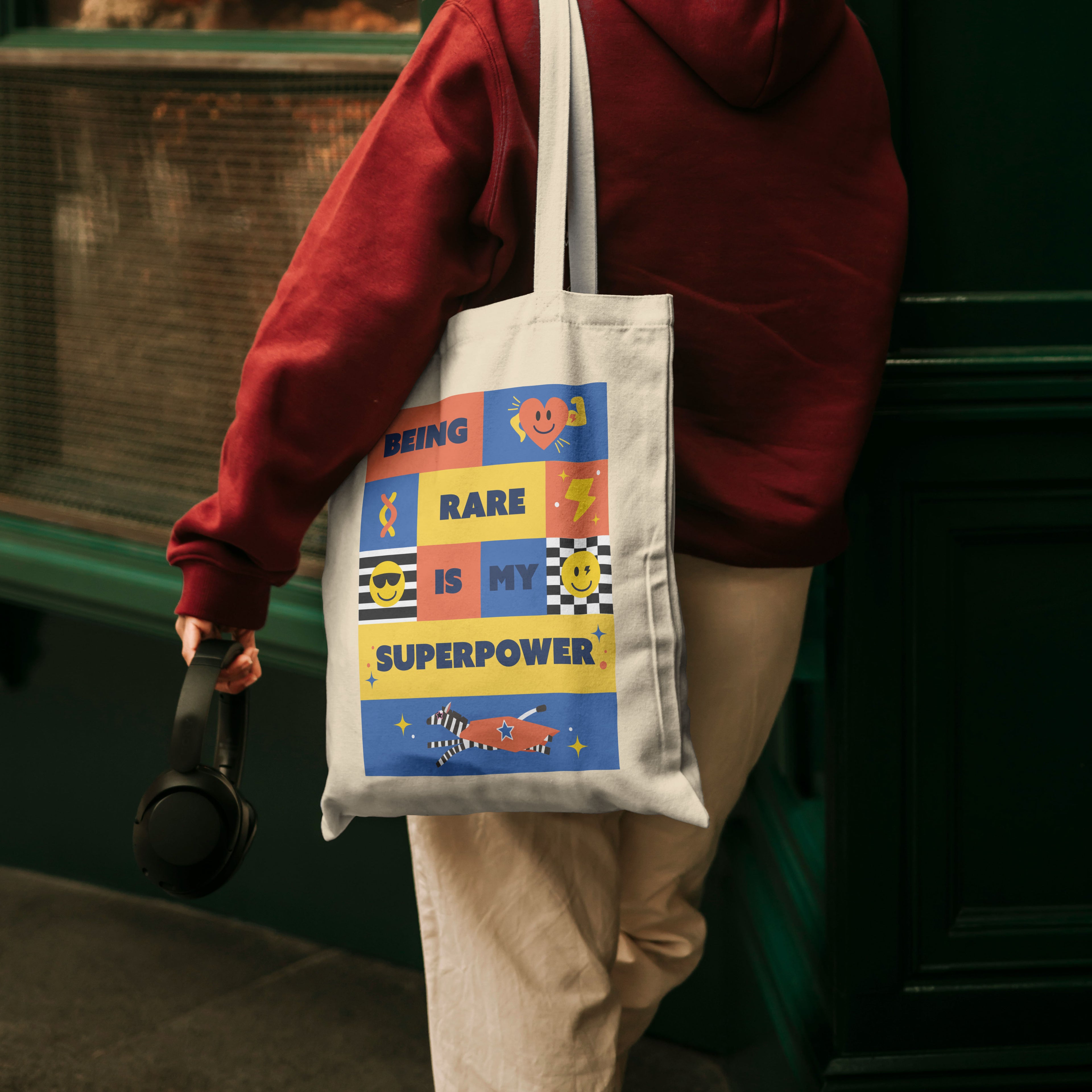 Being Rare is My Superpower Tote